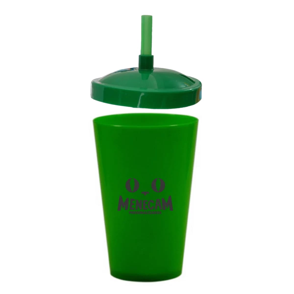 Kit 50 Copos Caldereta com Canudo 350ml