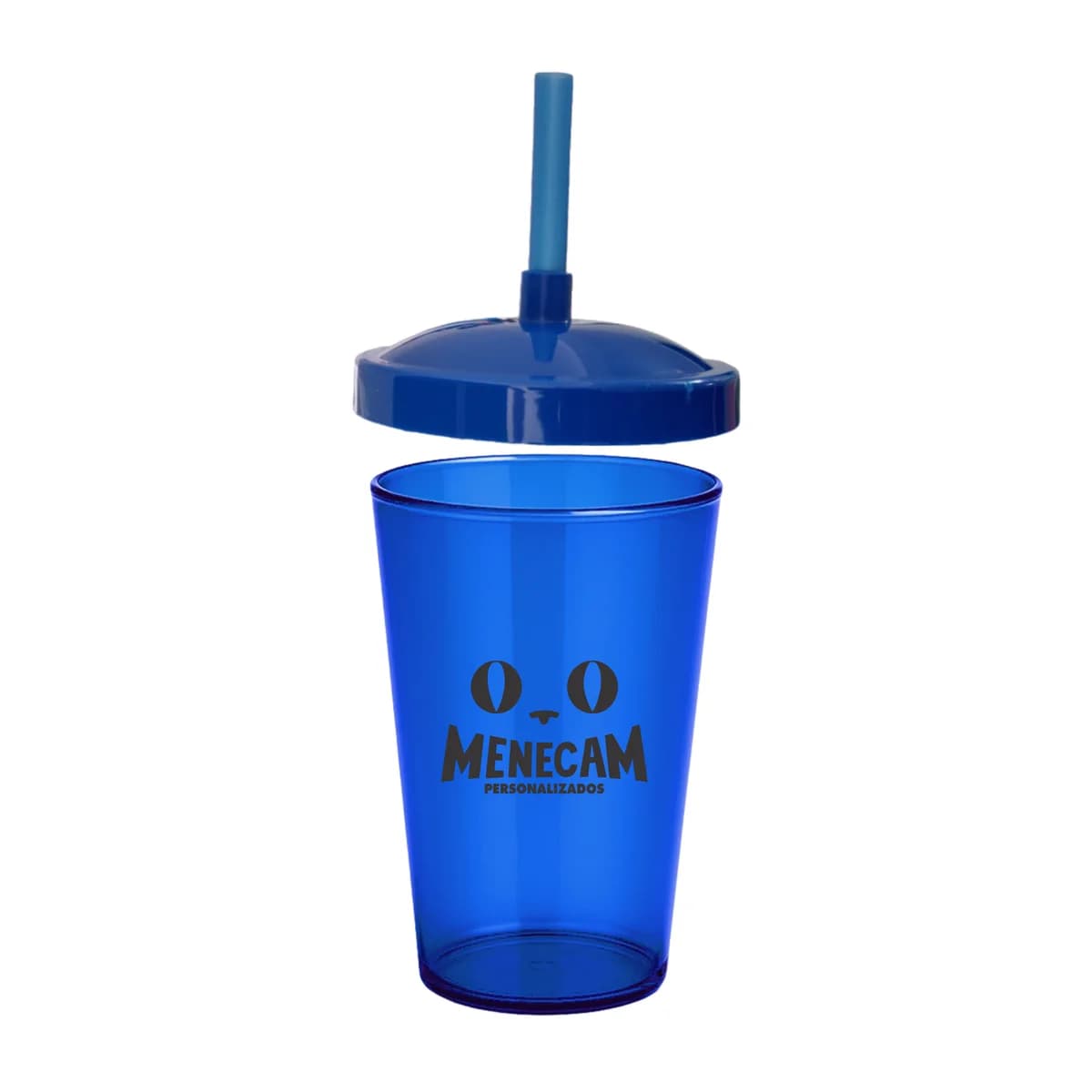 Kit 50 Copos Caldereta com Canudo 350ml