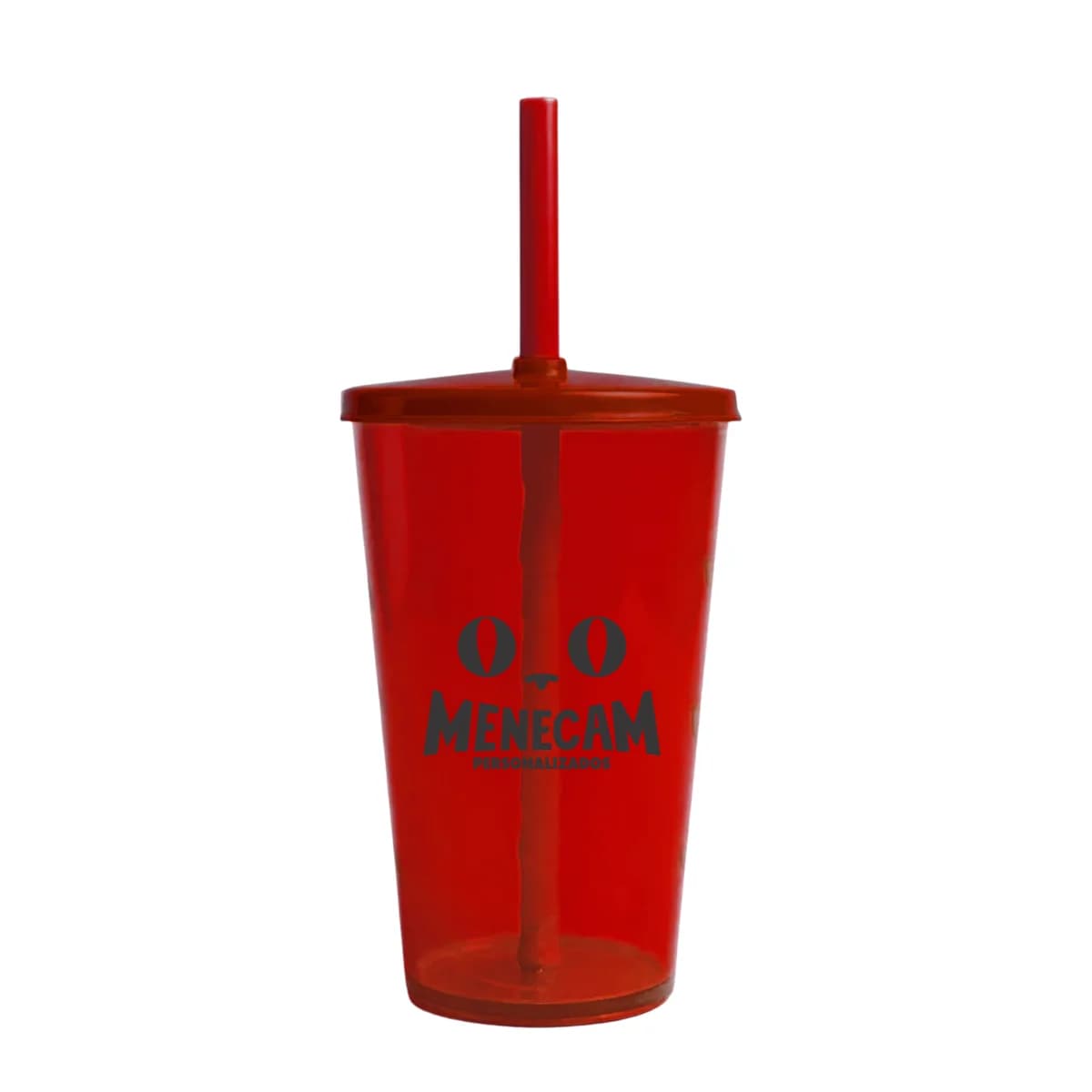 Kit 50 Copos Twister com Canudo 500ml