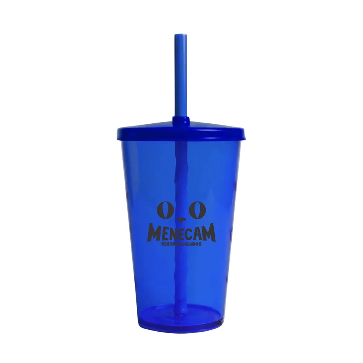 Kit 50 Copos Twister com Canudo 500ml
