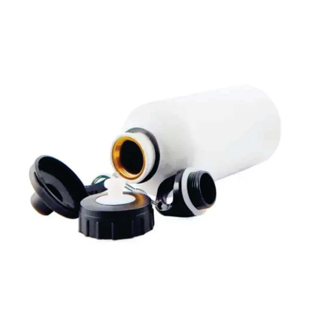 Kit 10 Squeezes Alumínio 2 tampas – 600ml