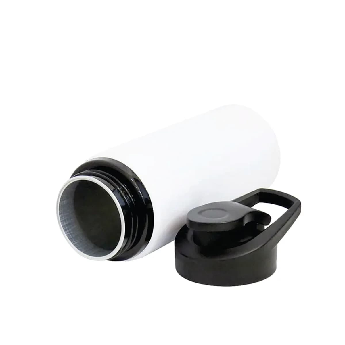 Kit 10 Squeezes Alumínio Tampa Flip 600ml