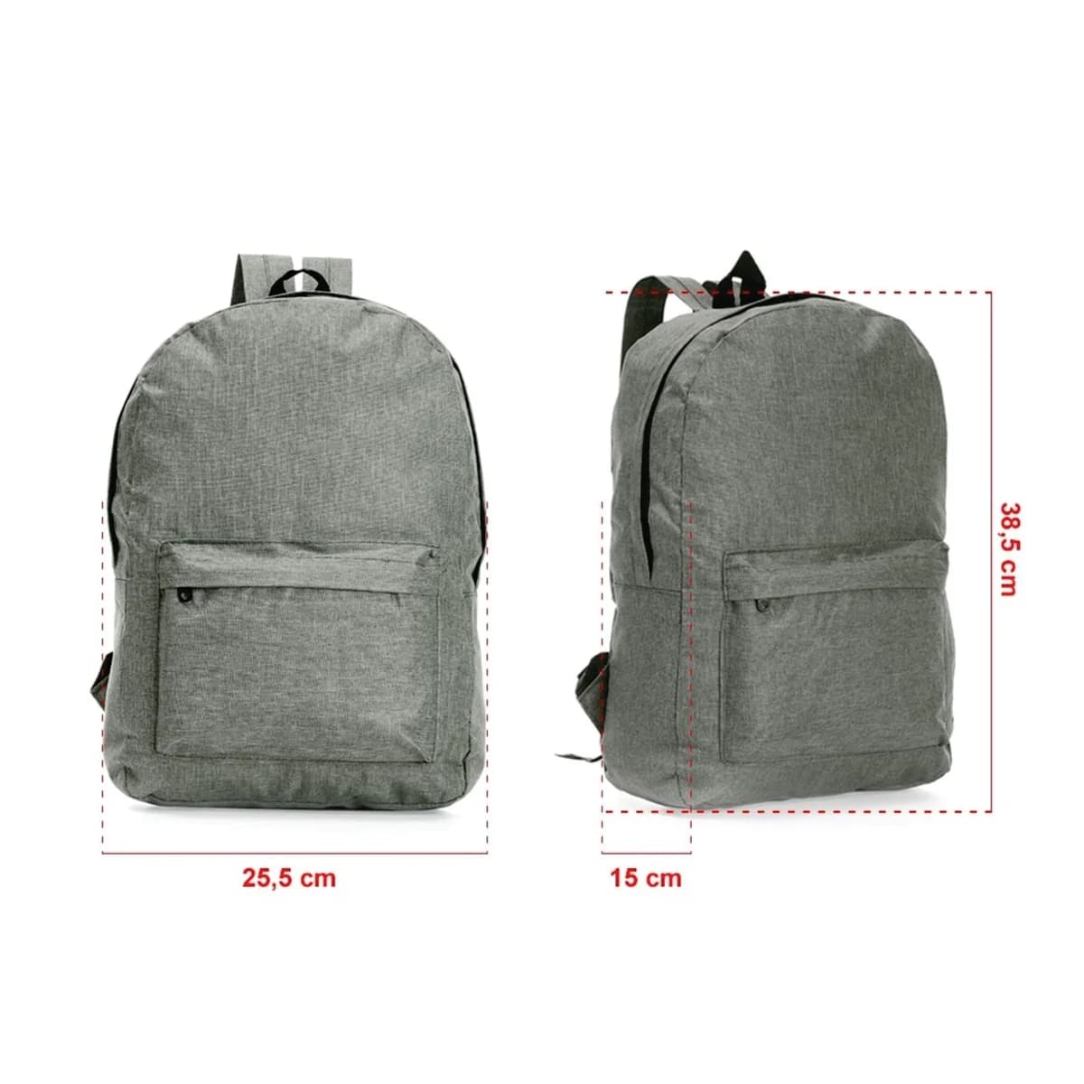 Kit 10 Mochilas Nylon 21L