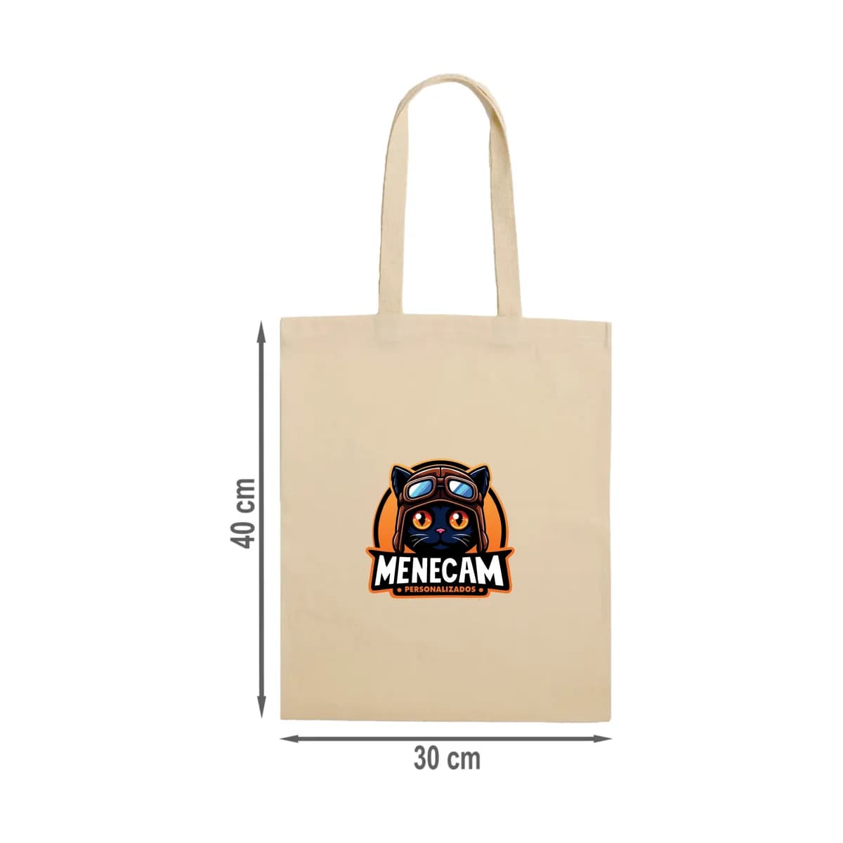 Kit 10 Ecobags Algodão Cru