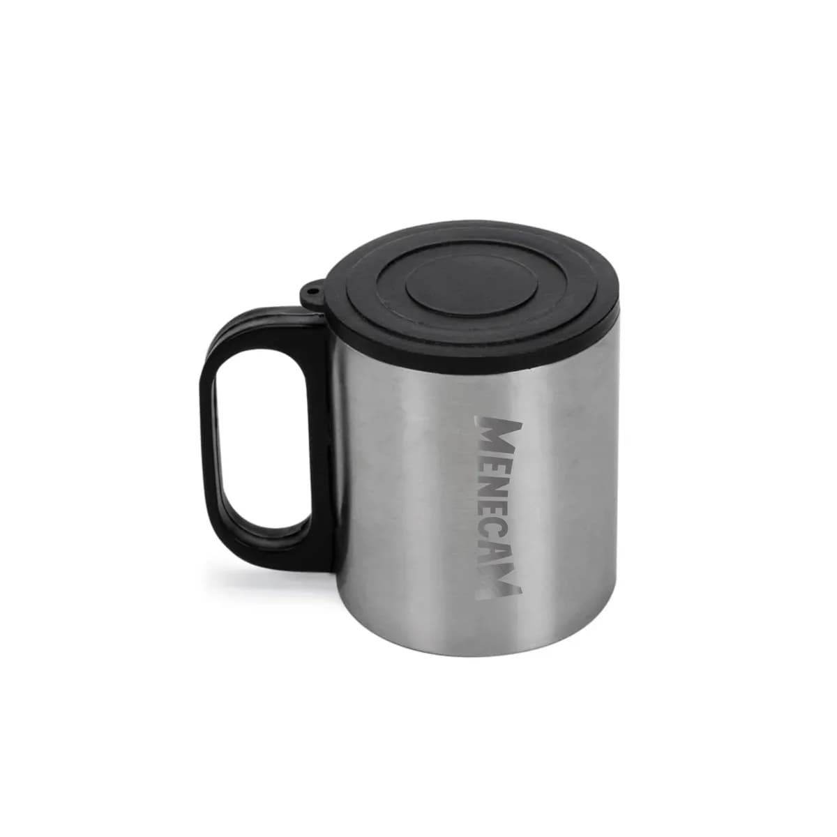 Kit 10 Canecas Personalizadas Inox 180ml com Tampa