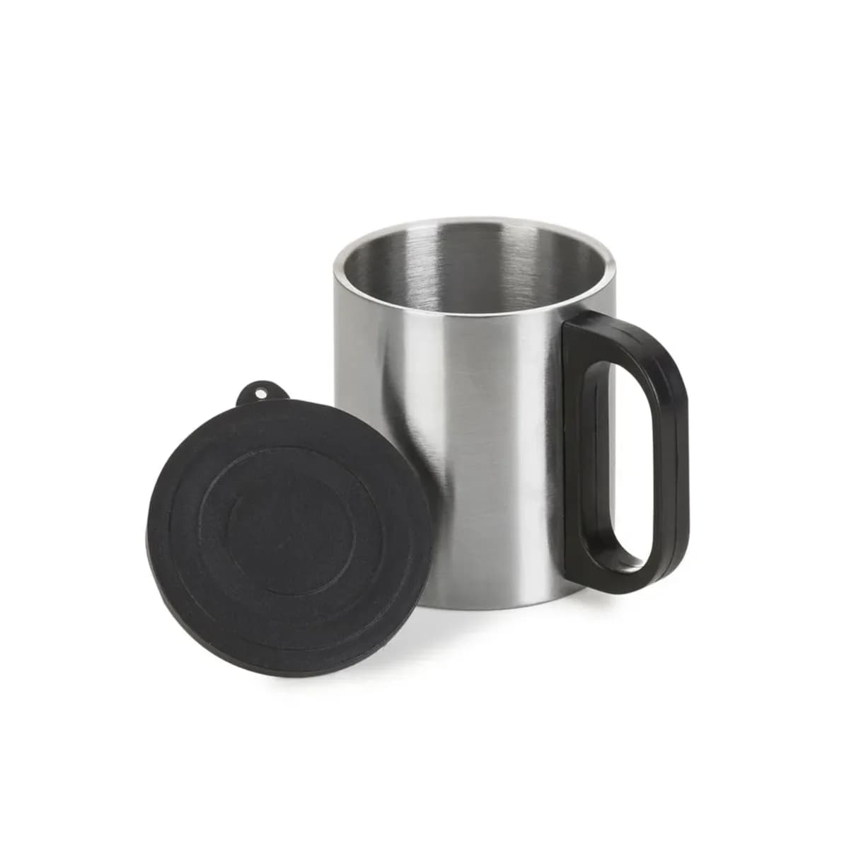 Kit 10 Canecas Personalizadas Inox 180ml com Tampa