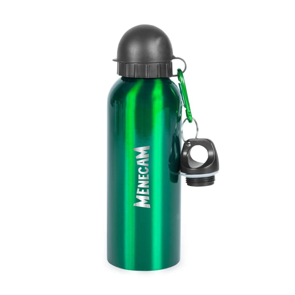 Kit 10 Squeezes de Alumínio com Duas Tampas 500ml