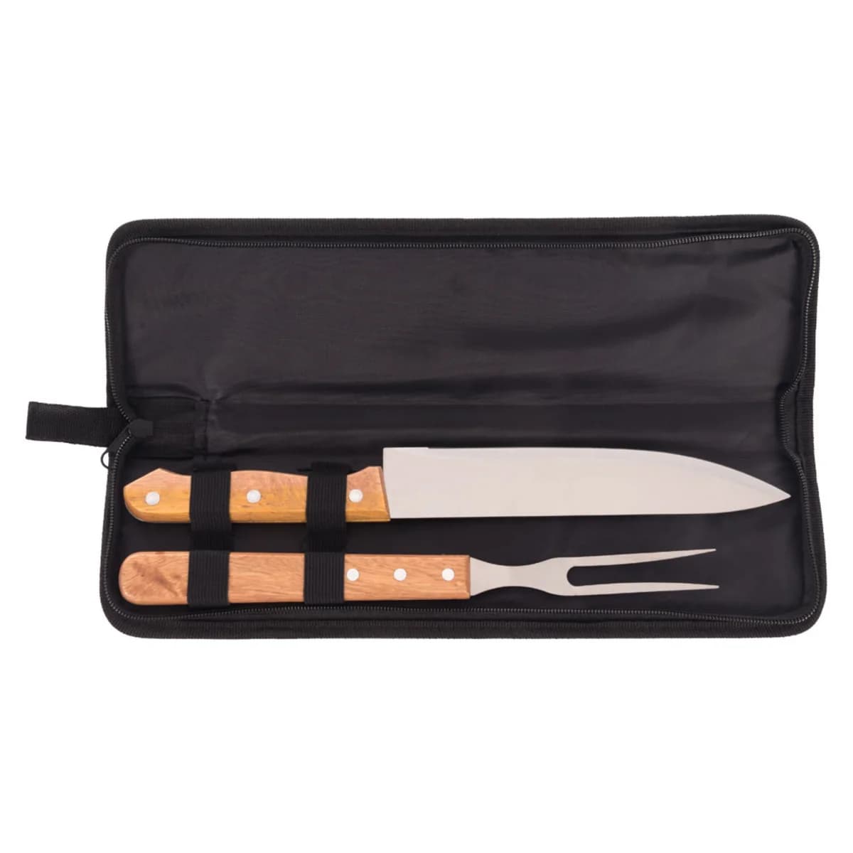 Kit Churrasco 2 Peças com Estojo – Pacote com 10 Kits